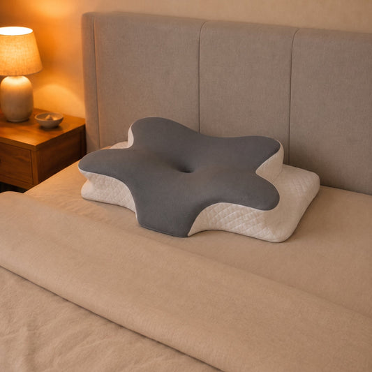 Coussin cervical Denua — coloris gris foncé