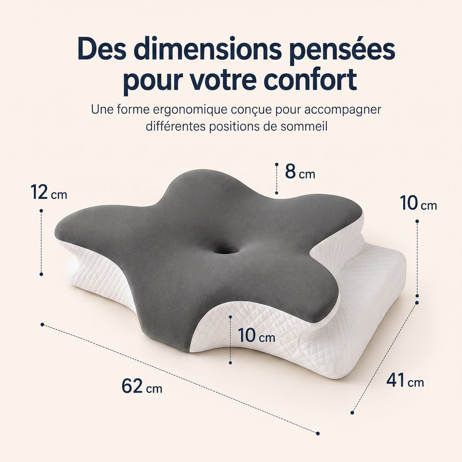 Dimensions du coussin Denua